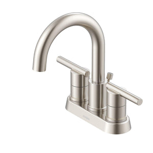 Gerber D307158BS Parma Two Handle Centerset Bathroom Faucet With Metal Pop-up DRA...