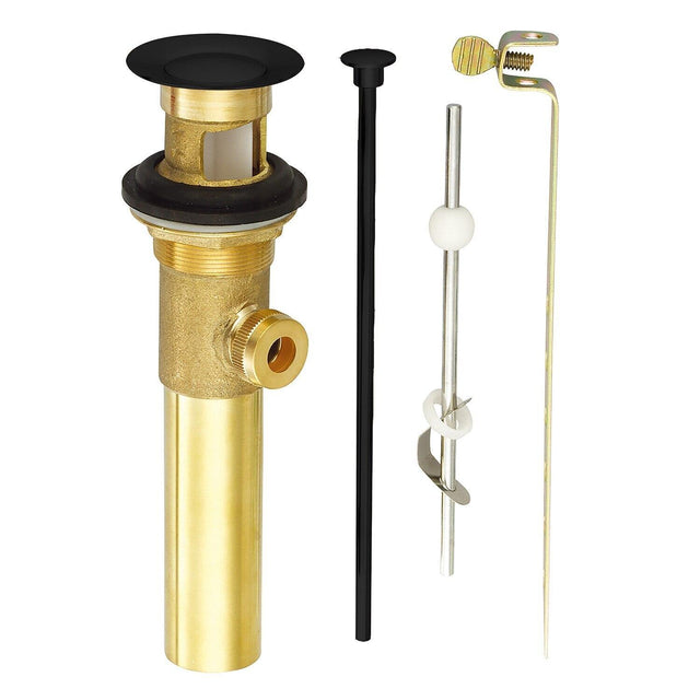 Gerber D495002BN Brushed Nickel 1 1/4" Metal Pop-up Drain Assembly With Lift Rod