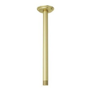 Pfister Brushed Gold 12" Ceiling Mount Shower Arm & Flange 015-12CBG