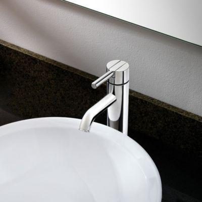 Pfister Polished Chrome Contempra Single Handle Vessel Faucet LG40-NC00