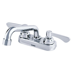 Gerber GC444242 Chrome Commercial Two Lever Handle Laundry Tub Faucet