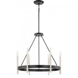 Quoizel ATH5006K Anthem 6 light chandelier mystic black Chandelier