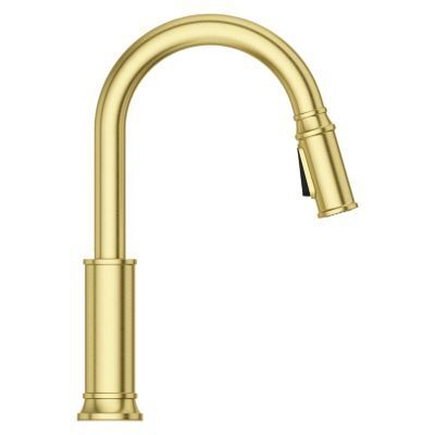 Pfister Brushed Gold 1-handle Pull-down Kitchen Faucet