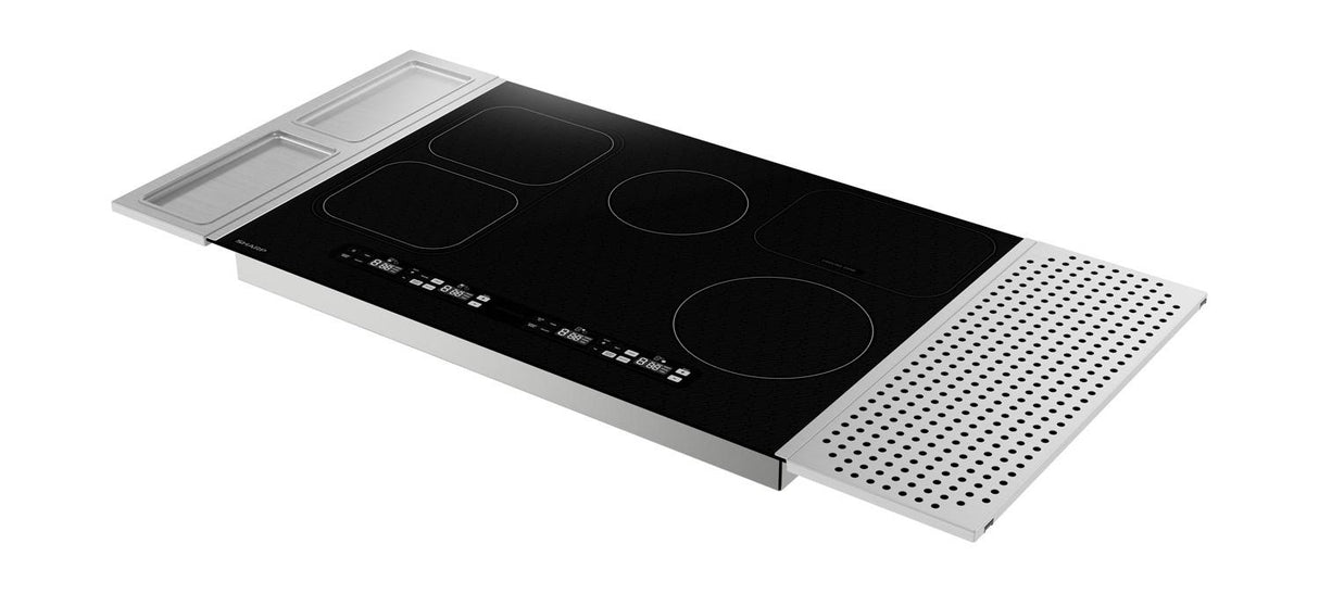 Sharp SCH3043GB 30" Induction Cooktop, 4 Heating Zones