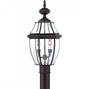 Quoizel NY9042K Newbury Outdoor post myst blck 2l Outdoor Lantern