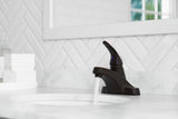 Pfirst Series Single Control 4" Centerset Bathroom Faucet in Tuscan Bronze