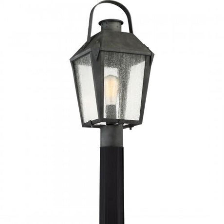 Quoizel CRG9010MB Carriage Outdoor post mottled black Outdoor Lantern
