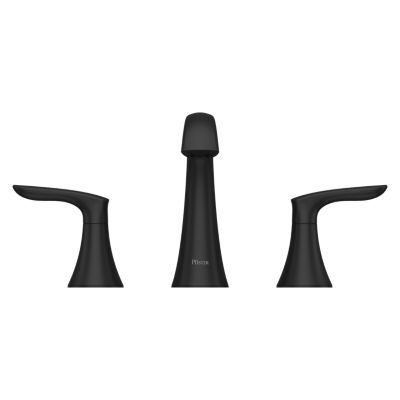 Pfister Matte Black 2-handle 8" Widespread Bathroom Faucet