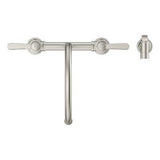 Port Haven 2-Handle Kitchen Faucet with Side Spray in Stainless Steel