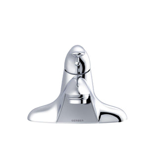 Gerber G0040028 Chrome Viper Single Handle Lavatory Faucet Less Drain 1.2GPM