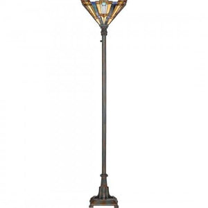 Quoizel TFIK9471VA Inglenook Torchiere  tiffany vlnt brnz Floor Lamp