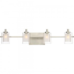Quoizel KLT8604BNLED Kolt Led bath  fixture 4 light brsh nikl Bath Light