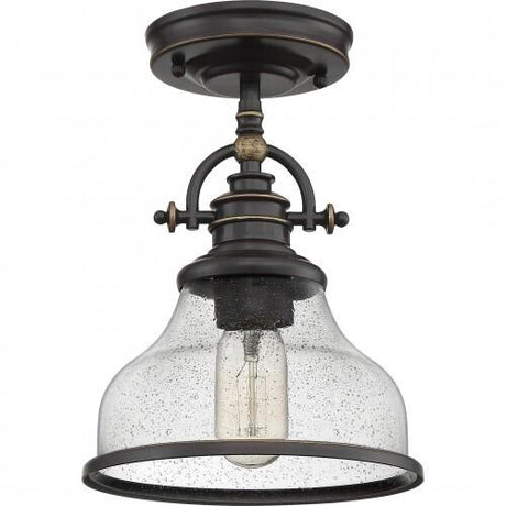 Quoizel GRTS1508PN Grant Mini pendant 1 light palladian bronze Mini Pendant