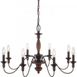 Quoizel HK5008TC Holbrook Chandelier tuscan brown  8lts Chandelier