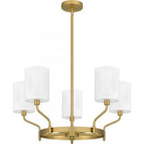 Quoizel PKN5025AB Parkington Chandelier 5 lights aged brass Chandelier