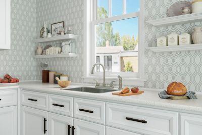 Pfister Brushed Nickel Pfirst Series 2-handle Kitchen Faucet G136-500S