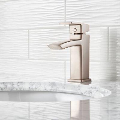 Pfister Brushed Nickel Kenzo Single Control Bath Faucet LG42-DF1K