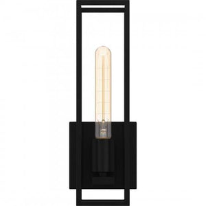Quoizel LGN8605MBK Leighton Wall 1 light matte black Wall Sconce