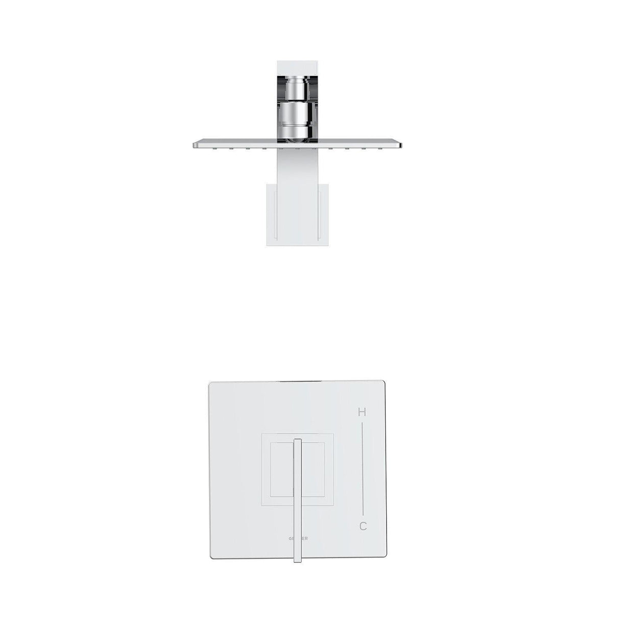 Gerber D511544BNTC Brushed Nickel Sirius Shower-only Trim Kit, 1.75GPM