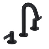 Gerber D303130BS Satin Black Amalfi Two Handle Widespread Lavatory Faucet