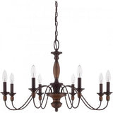 Quoizel HK5008TC Holbrook Chandelier tuscan brown  8lts Chandelier