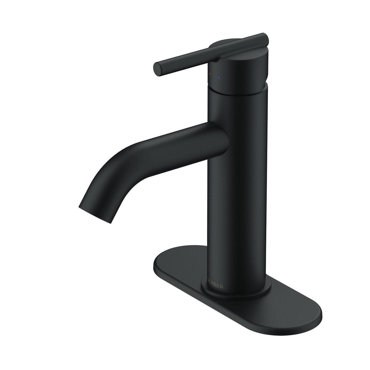 Gerber D225458BN Parma Single Handle Bathroom Faucet With Metal Touch Down Drain ...