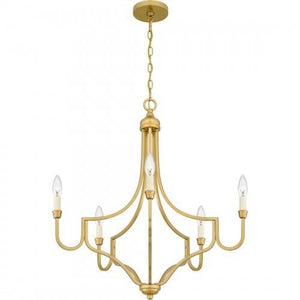 Quoizel MAB5026LG Mabel Chandelier 5 lights light gold Chandelier