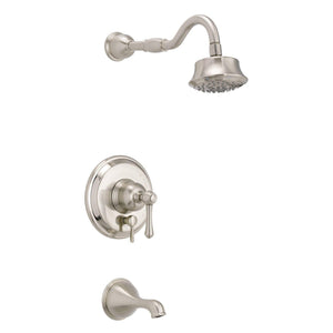Gerber D500057BSTC Satin Black Opulence Tub & Shower Trim Kit, 1.75GPM