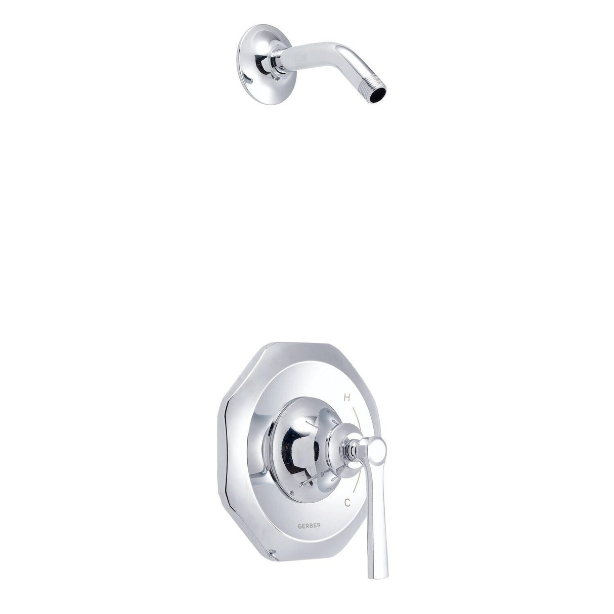 Gerber D500528LSTC Chrome Draper Shower-only Trim Kit, Without Showerhead