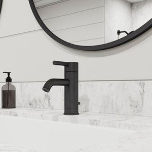 Pfister Matte Black Single Control Bathroom Faucet LG42-NB00