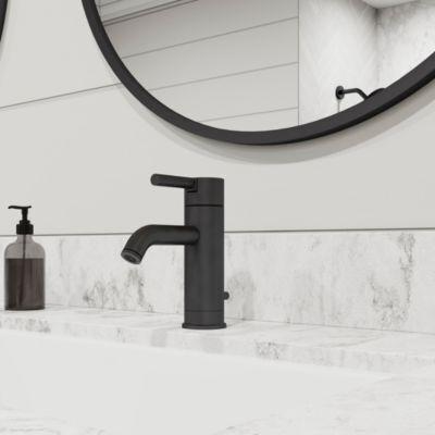 Pfister Matte Black Single Control Bathroom Faucet LG42-NB00