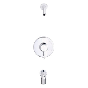 Gerber D520030LSBNTC Brushed Nickel Amalfi Tub & Shower Trim Kit, Without Showerhead
