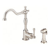 Gerber D401157 Chrome Opulence Single Handle Kitchen Faucet