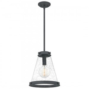 Quoizel QP5260MB Bristol Mini pendant 1 light mottle black Mini Pendant