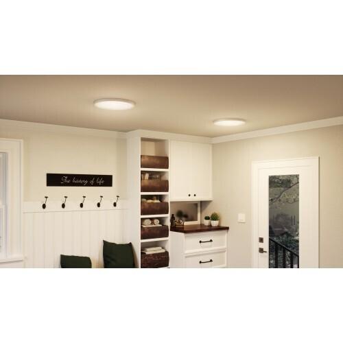 Quoizel OST1715W Outskirts Flush mount 15"d white Flush Mount