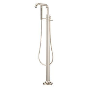 Pfister Polished Nickel 2-handle Tub Filler With Hand Shower LG6-1TNTD