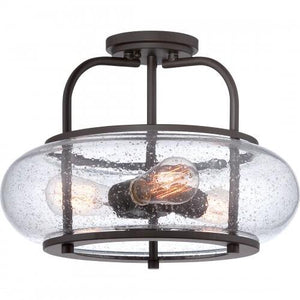 Quoizel TRG1716OZ Trilogy Semi flush old bronze Semi-Flush Mount