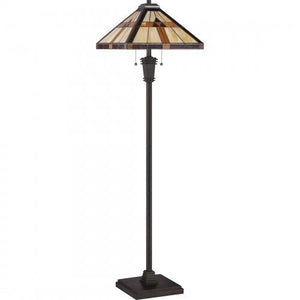 Quoizel TF1427F Bryant Floor lamp tiffany 17"sq Floor Lamp