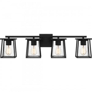 Quoizel LDG8633MBK Lodge Bath 4 light matte black Bath