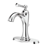 Tisbury Single Control 4" Centerset Bathroom Faucet in Polished Chrome