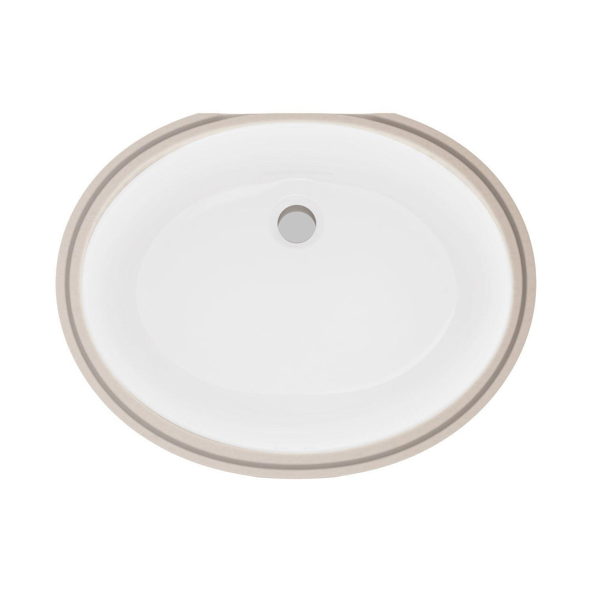Gerber G0012780 White Luxoval Oval Standard Undercounter Bathroom Sink