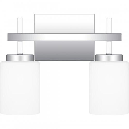 Quoizel WLB8613C Wilburn Bath 2 light led polished chrome Bath Light