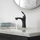 Avalon Single-Handle 4" Centerset Bathroom Faucet in Tuscan Bronze