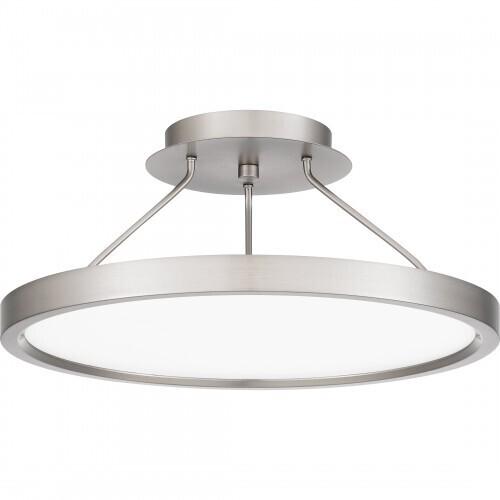 Quoizel OST1815BN Outskirts Semi flush led light brushed nickel Semi-Flush Mount