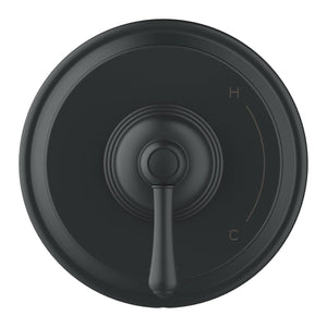 Gerber D510457BSTC Satin Black Opulence Valve-only Trim Kit