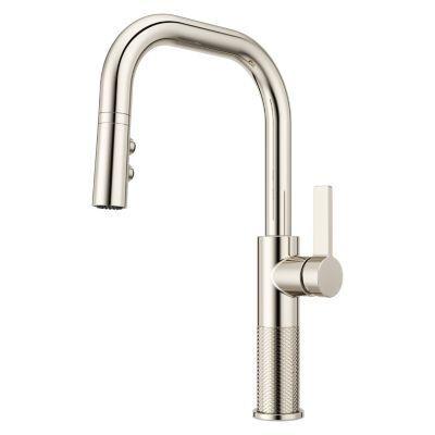 Pfister Polished Nickel 1-handle Pull-down Kitchen Faucet