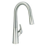 Gerber D454419 Chrome Vaughn Single Handle Pull-down Kitchen Faucet