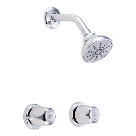 Gerber G004622083 Chrome Classics 6 Inch Centers Two Handle Shower Only FI...