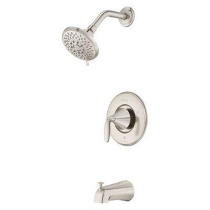 Pfister Brushed Nickel 1-handle Tub & Shower Faucet LG89-8WFK