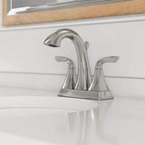 Bronson 2-Handle 4" Centerset Bathroom Faucet in Polished Chrome